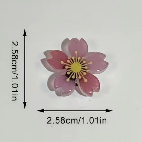 3/$10 ๐ธ Luminous Cherry Blossom Flowers ๐บ Shoe Charms For Crocs - Picture 4 of 4